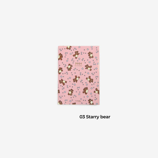 Starry bear - 2024 Keep The Memory B6 Dated Weekly Planner