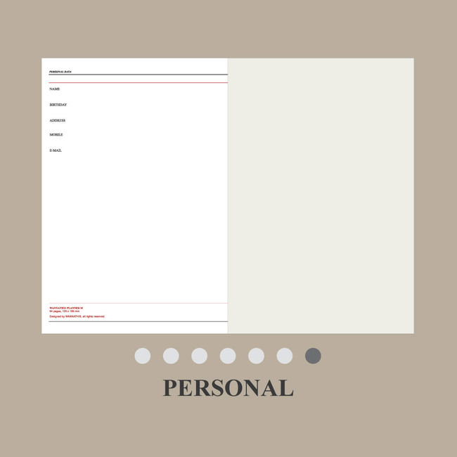 Personal -  2024 The Classic B5 Dated Monthly Planner