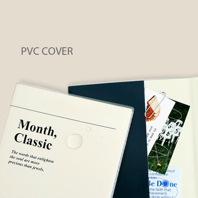 PVC cover -  2024 The Classic B5 Dated Monthly Planner