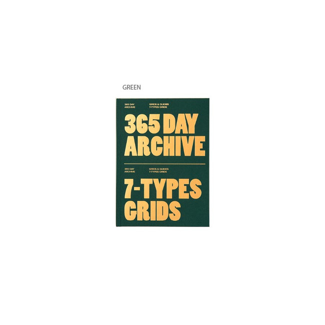 Green - 2024 365 Day Archive A5 Undated Daily Diary Journal