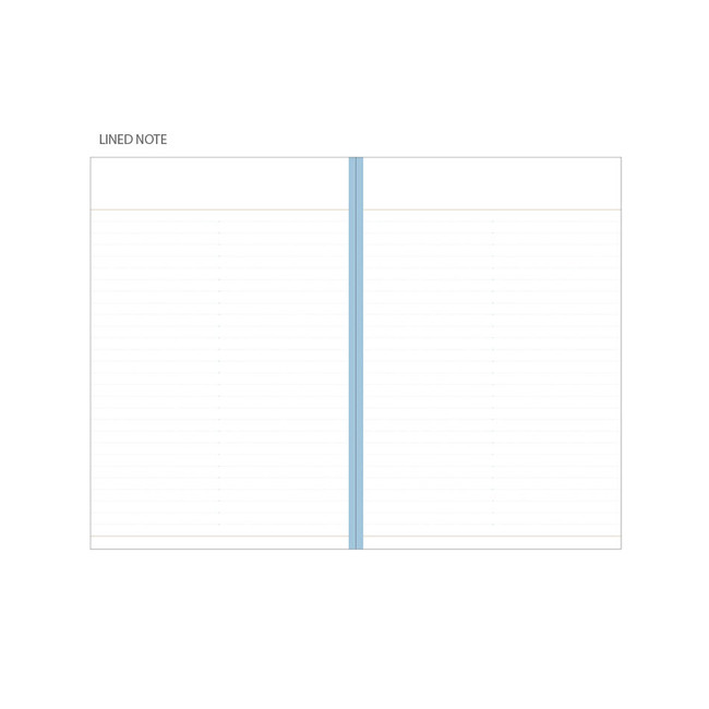 Lined note - 2024 Second A5 Medium Twin Wire Dated Weekly Planner