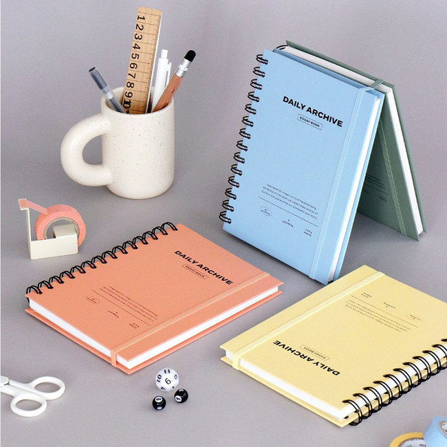 Daily Archive Spiral Essay Notebook Planner