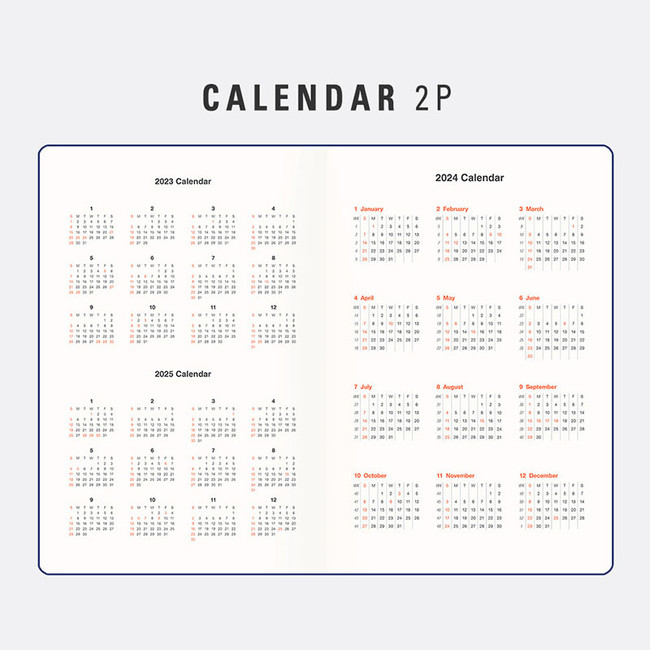 Calendar - 2024 Table Talk A5 Hardcover Dated Weekly Planner