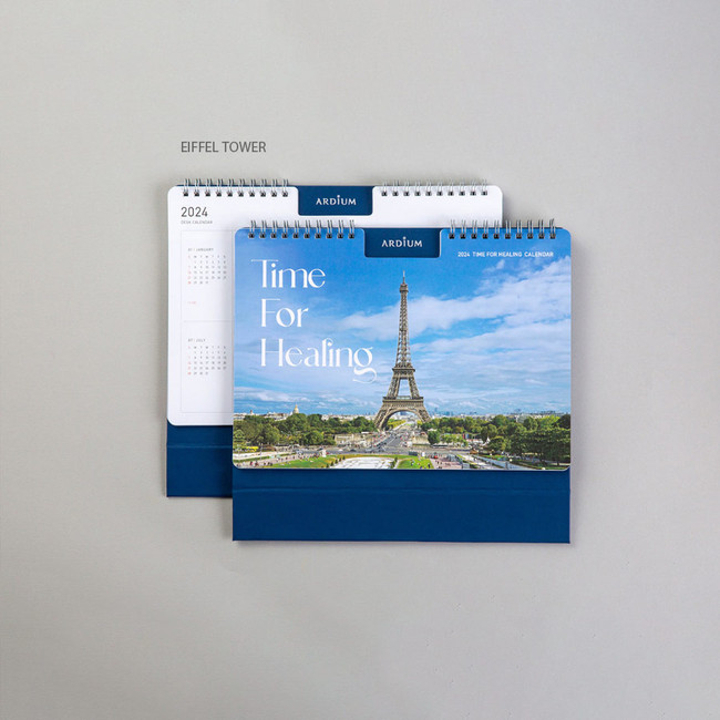 2024 Time For Healing Photo Standing Flip Desk Calendar