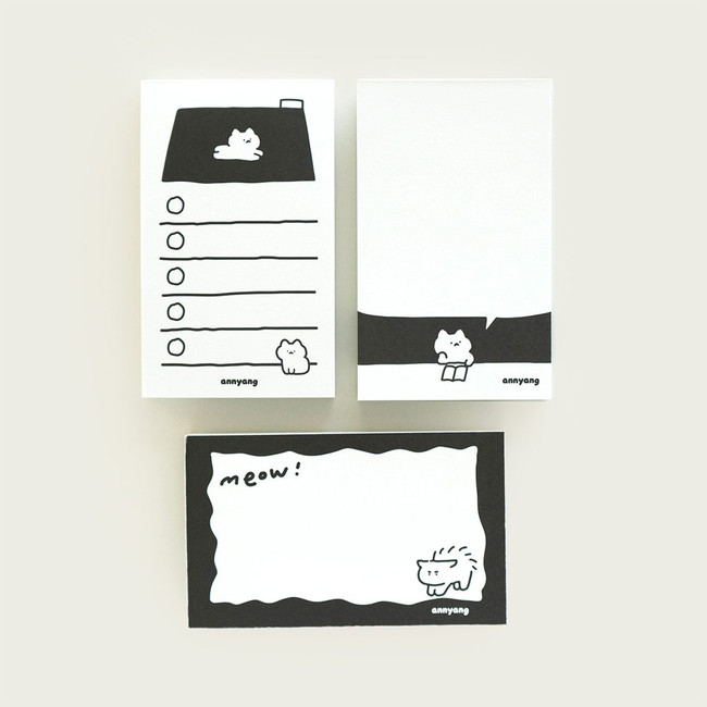 Annyang Day Black Notepad 70 Sheets