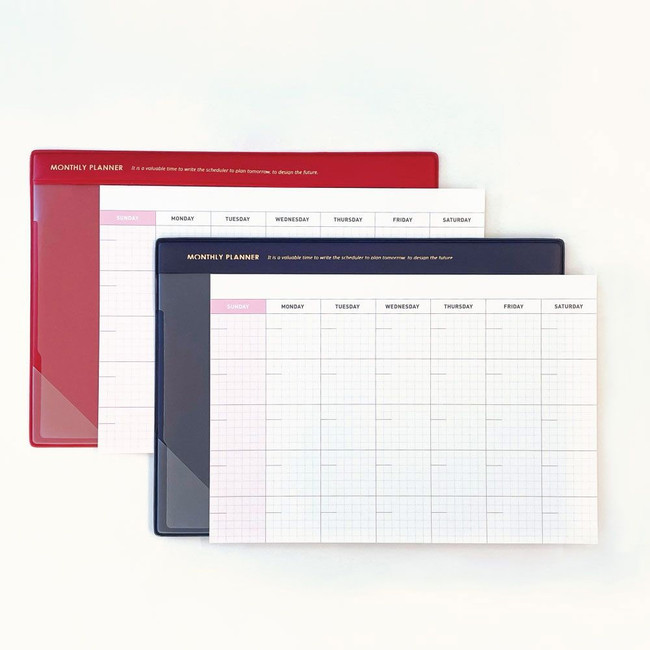 How to use - A5 Undated Monthly Desk Planner Paper Refills