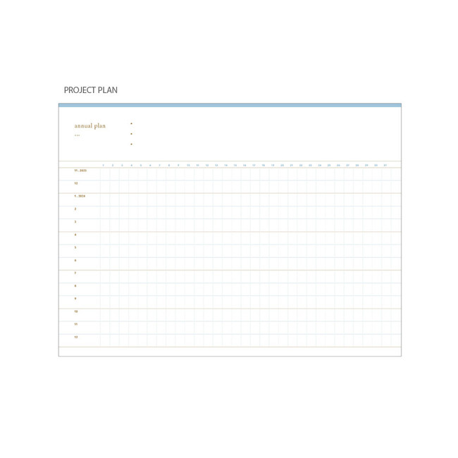 Project plan - 2024 Second A4 Twin Wire Wide Dated Weekly Planner