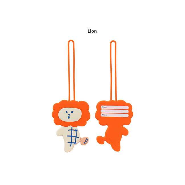 Lion - Brunch Brother Silicone Luggage Name Tag