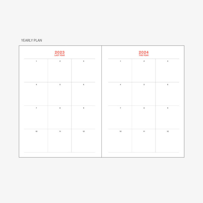Yearly plan - 2024 Workers Twin Wire Dated Weekly Planner Diary