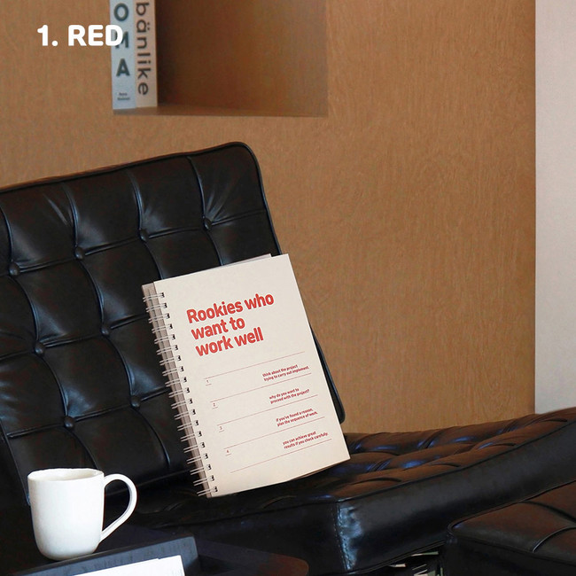 Red - 2024 Workers Twin Wire Dated Weekly Planner Diary