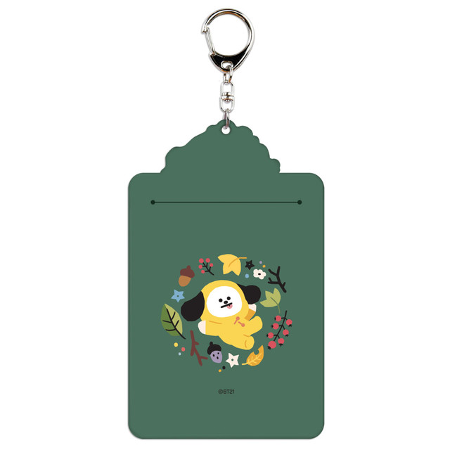 Back - BT21 Chimmy Photo Holder with Key Ring