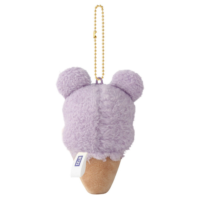 BT21 Minini Mang Ice Cream Plush Keyring Keyclip