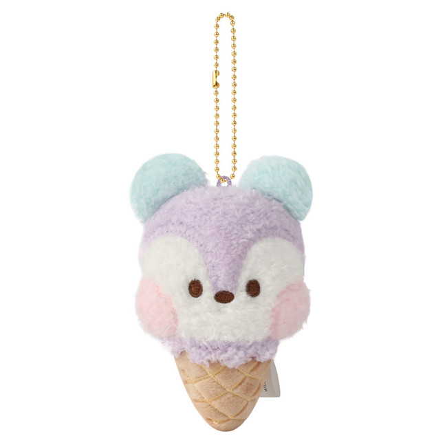 BT21 Minini Mang Ice Cream Plush Keyring Keyclip