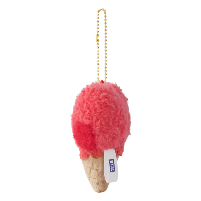 BT21 Minini Tata Ice Cream Plush Keyring Keyclip