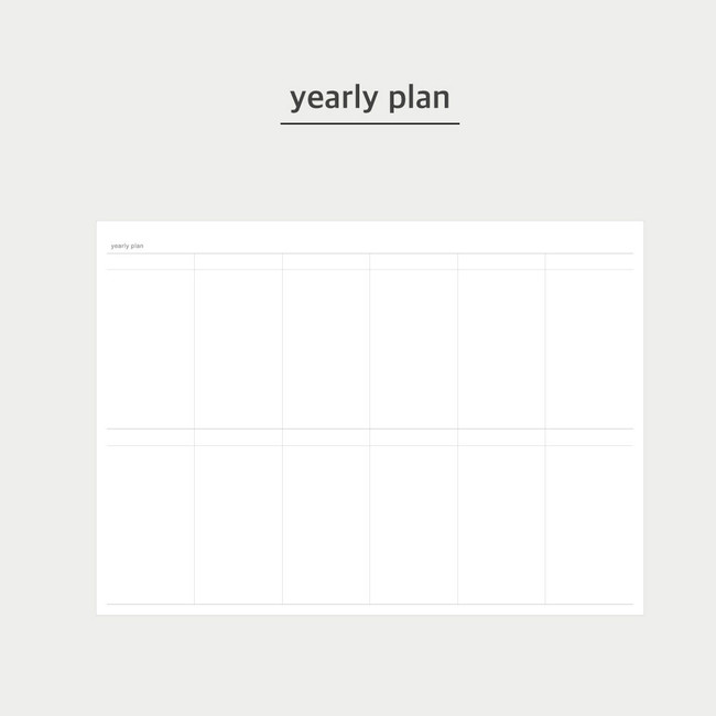 Yearly plan - O-Check Here All My Days Dateless Weekly Diary Planner 
