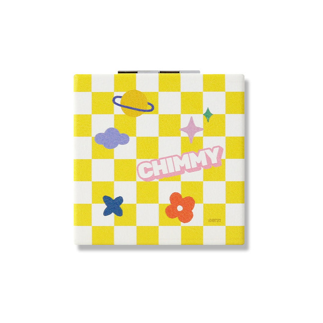 Back - BT21 Compact Chimmy Double Sided Makeup Mirror