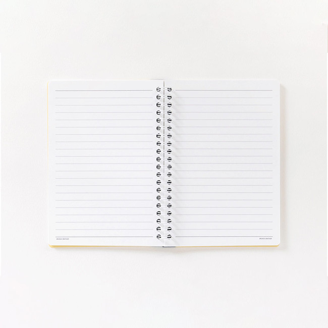 Lined notebook - ROMANE Brunch Brother B6 PP Cover Lined Blank Notebook