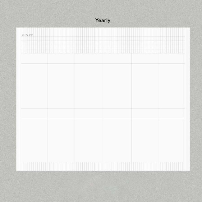 Sequence To Sequence 6 months Dateless Weekly Planner