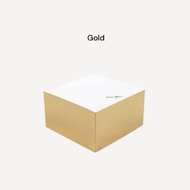 Gold - SOSOMOONGOO Digging Cube Blank Memo Pad