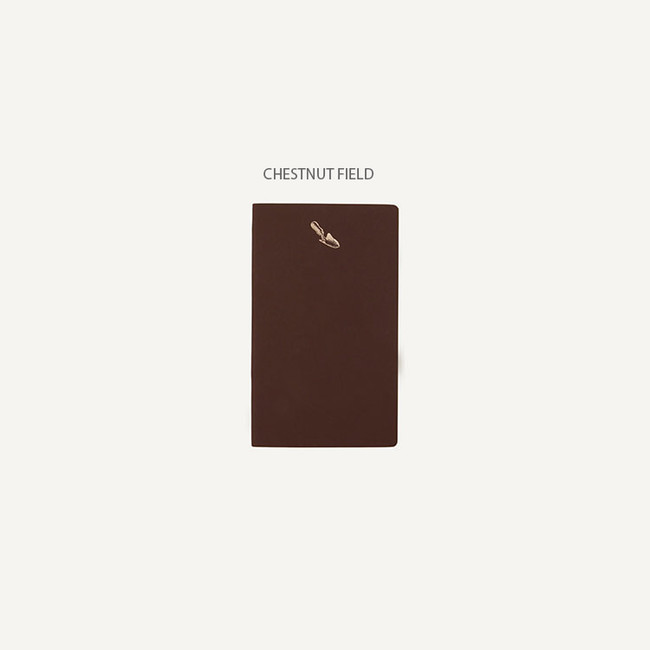 chestnut field - SOSOMOONGOO Digging Small Grid Notebook