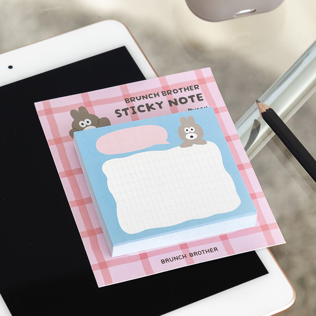 bunny what - Romane Match Your Style Sticky Notes