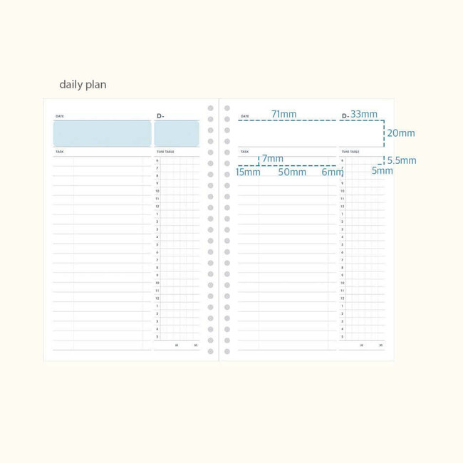 daily plan - Indigo Focus On Your Goals 4 Months Study Planner