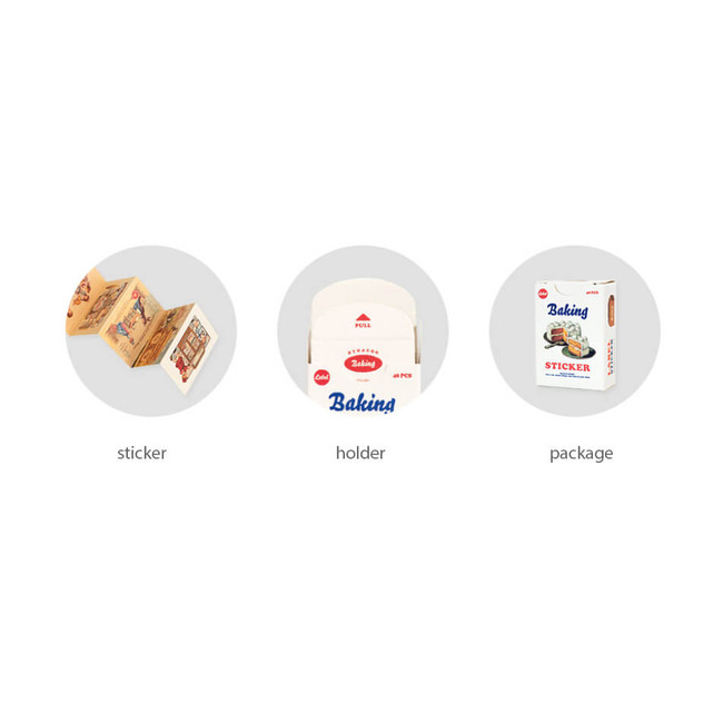 package - Nacoo Baking Label Mini Sticker Pack