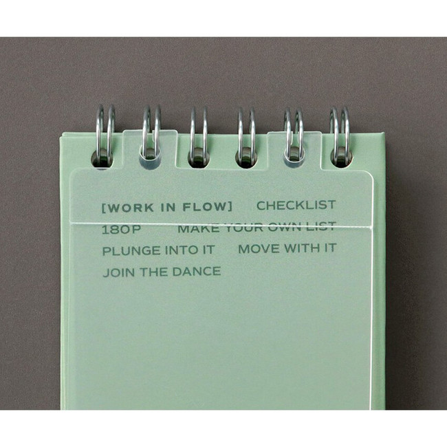 comes with a pp stand - Iconic Work In Flow Checklist Desk Planner