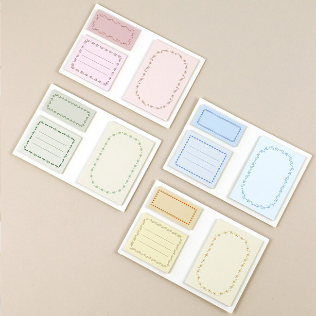 Paperian L'atelier Sticky Memo Notepad Set