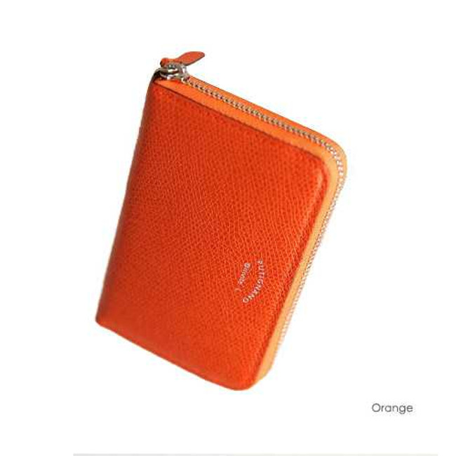 Invite.L Putignano leather zipper card pouch case