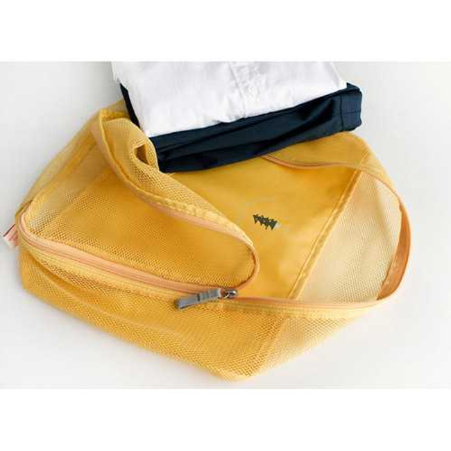 Invite.L Travel zip organizer mesh bag Large