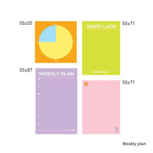 PlanD Make a plan Sticky memo notes 120 sheets