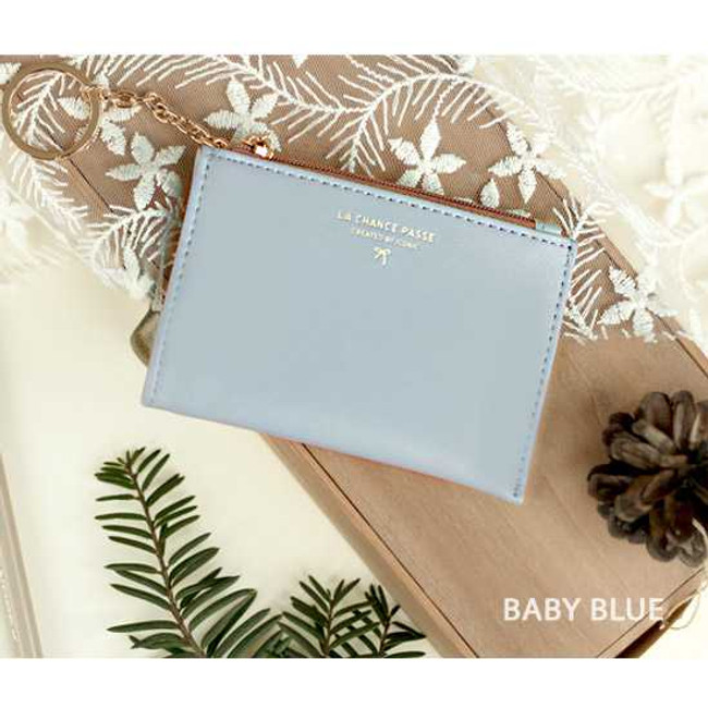 Iconic Coin card zipper wallet holder with Key ring ver.2