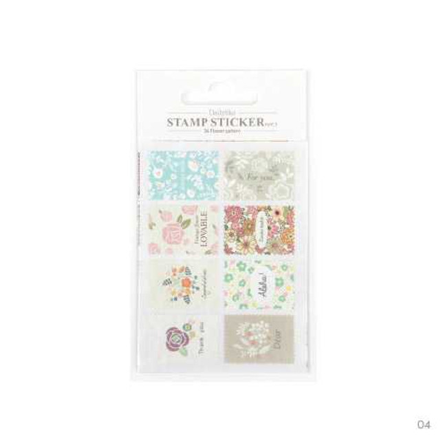 Dailylike Stamp deco sticker set ver.3