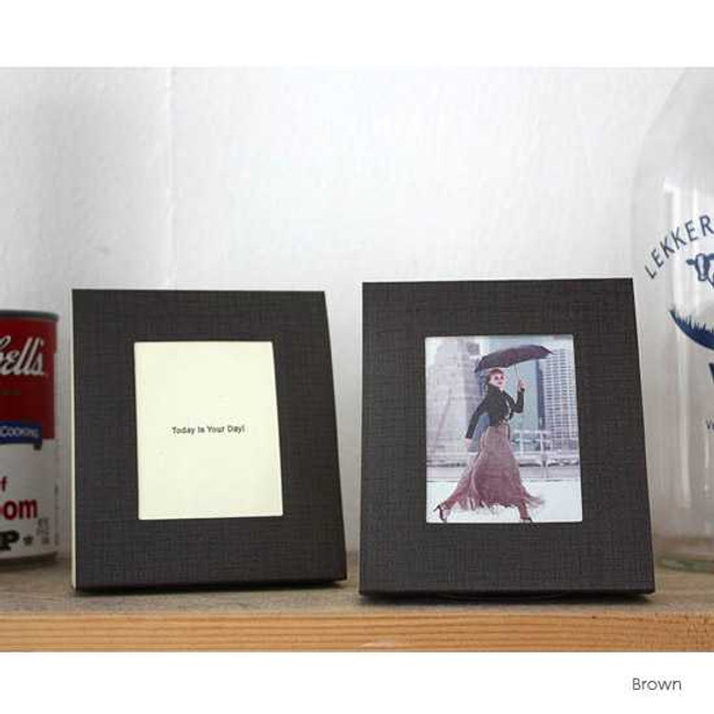 After The Rain Solid photo frame message card