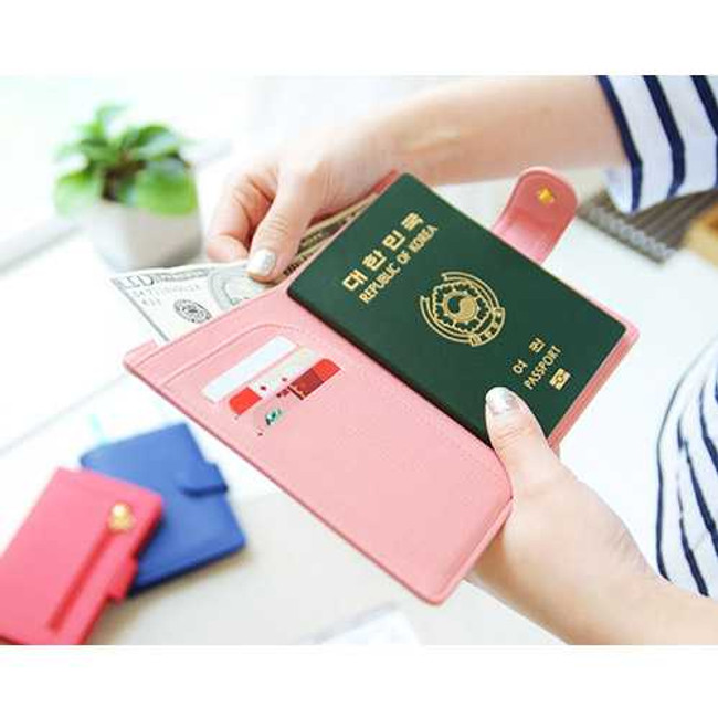 Jam studio Lovelyborn RFID blocking travel passport wallet
