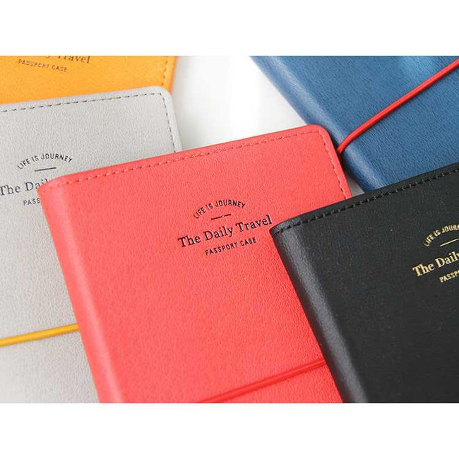 Gunmangzeung Life is journey RFID blocking passport case