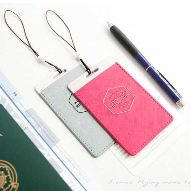 Iconic Flying travel luggage name tag ver.2