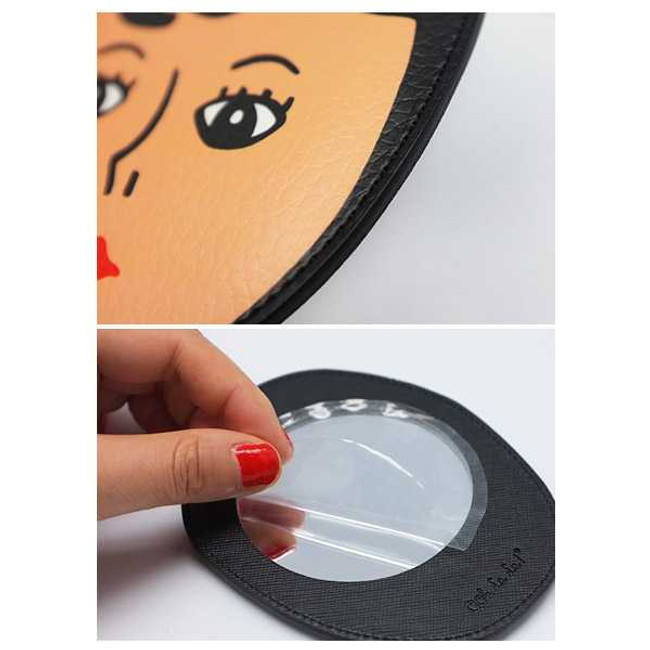 Oohlala Funny face pocket handy mirror