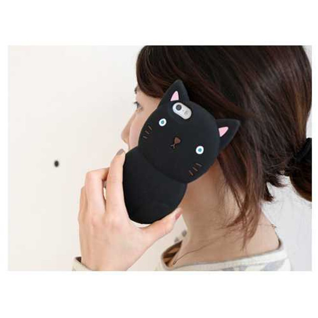 Romane Monomate cute cat iPhone 5/5S jelly case