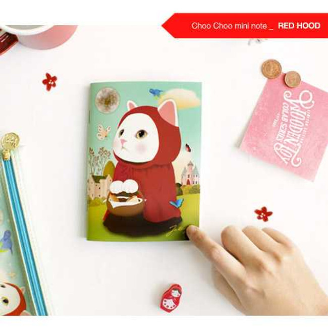 Jetoy Choo Choo cat mini lined notebook