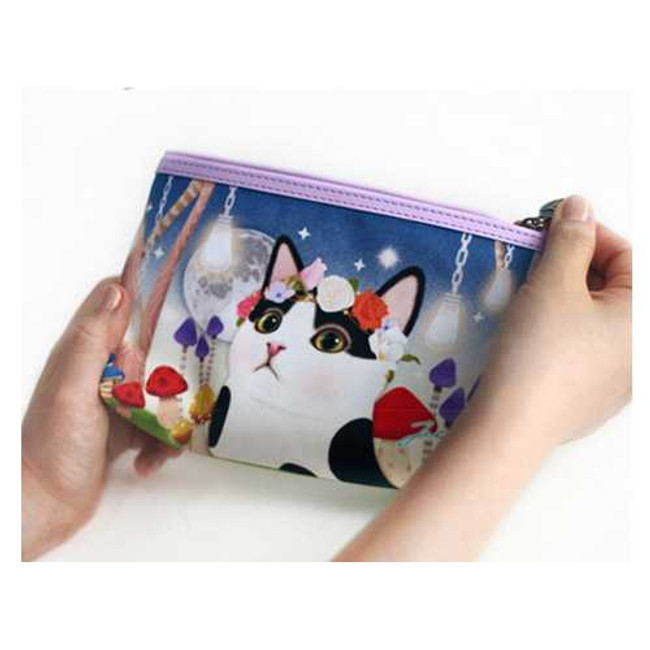 Jetoy Choo Choo cat lalala zipper pouch