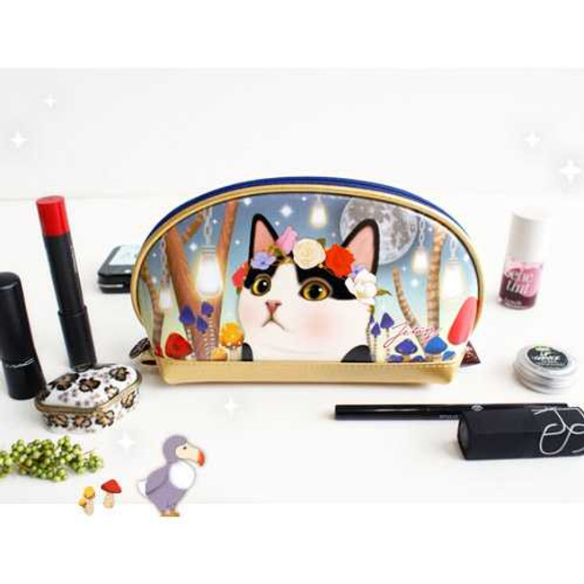 Jetoy Choo Choo cat bang bang zipper pouch