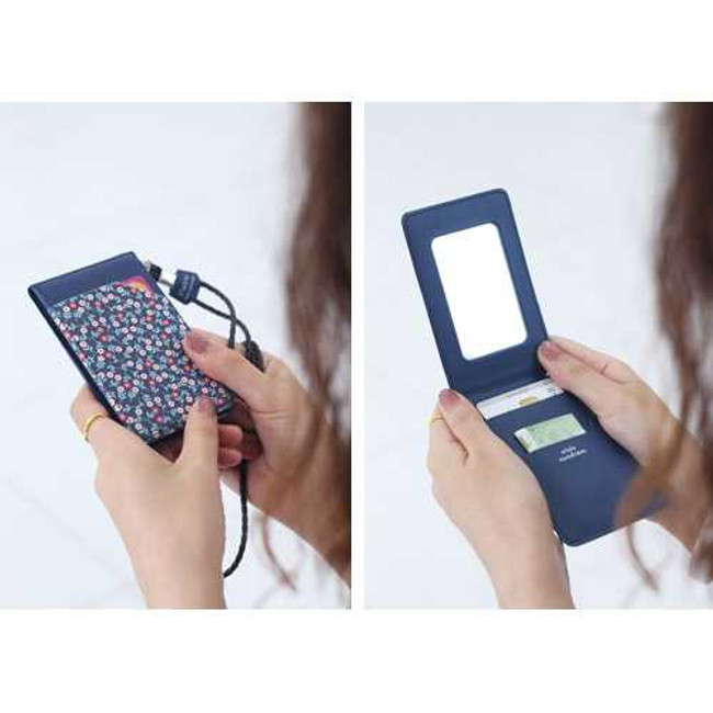 PLEPLE Ololo pattern foldable flat card holder case