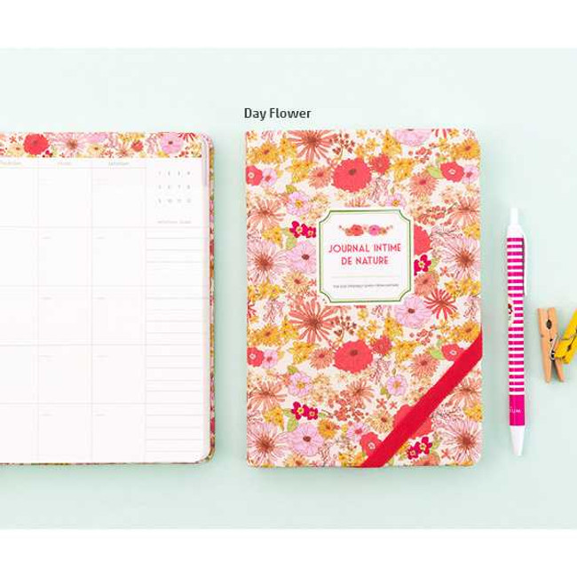 Ardium Premium flower pattern nature undated journal diary