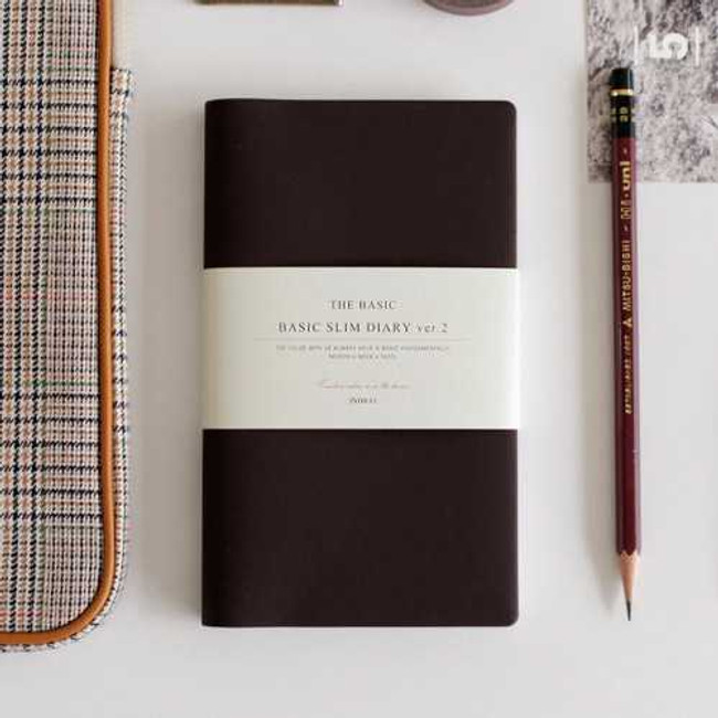 2015 Indigo Basic undated slim diary scheduler