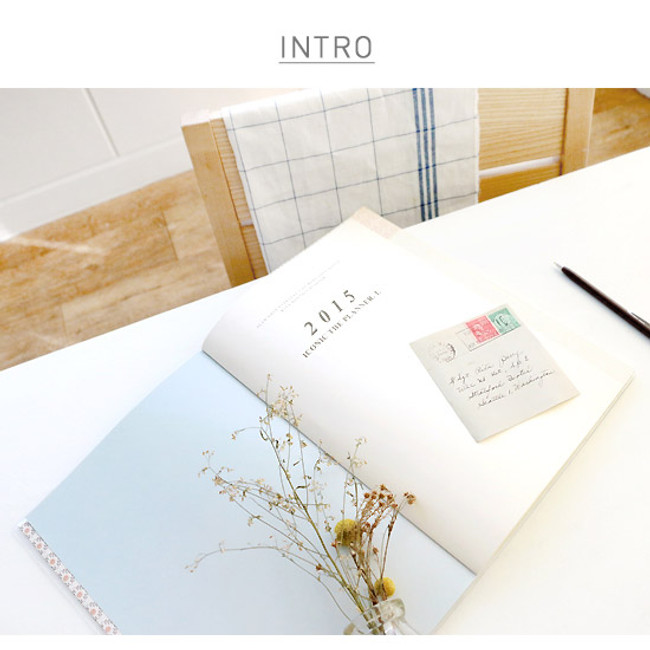 Intro - 2015 Pattern monthly large dated planner