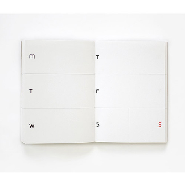 Mr.Babba small weekly undated planner