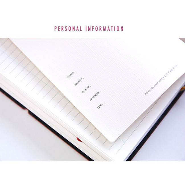 Personal information - Classic agenda small undated diary