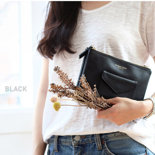 Black - Pochette daily point cross body bag